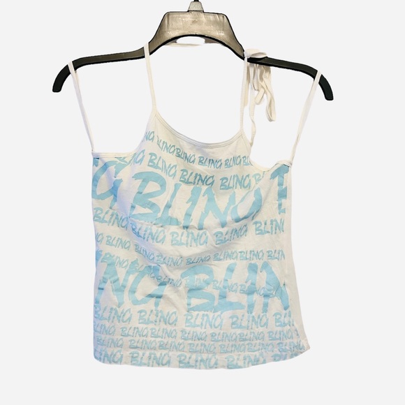 579 Teal Cropped Off the Shoulder Double Layer Bling Halter Top (Late 90s Style) - Picture 3 of 7